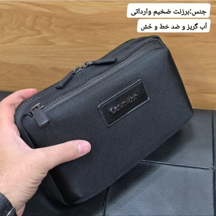 کیف دوشی دستی اسپرت کلوین کلاین پارچه برزنتی آب گریز سه کاره